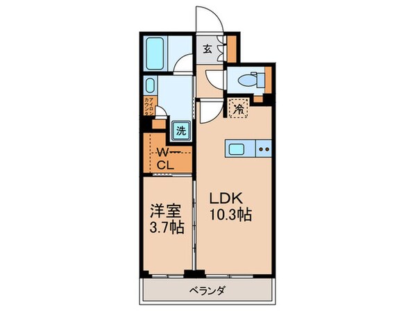 スタイリオ池上WeLLの物件間取画像